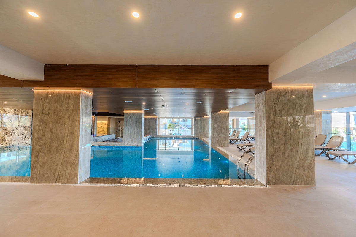 AC-605-Corniche Collection (151 SQM 2BD Corner View) — Διαμέρισμα — κατάλυμα διακοπών με θέα στην πόλη στο Aqua Cullinan Resort & SPA, Mamaia Nord, Κωνστάντζα, Ρουμανία — φωτογραφία 3 του καταλύματος | Aqua Vista Rentals