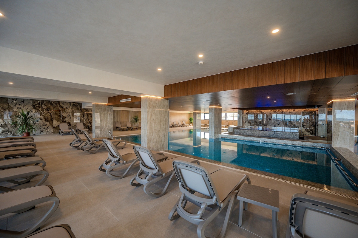 AC-605-Corniche Collection (151 SQM 2BD Corner View) — Διαμέρισμα — κατάλυμα διακοπών με θέα στην πόλη στο Aqua Cullinan Resort & SPA, Mamaia Nord, Κωνστάντζα, Ρουμανία — φωτογραφία 5 του καταλύματος | Aqua Vista Rentals