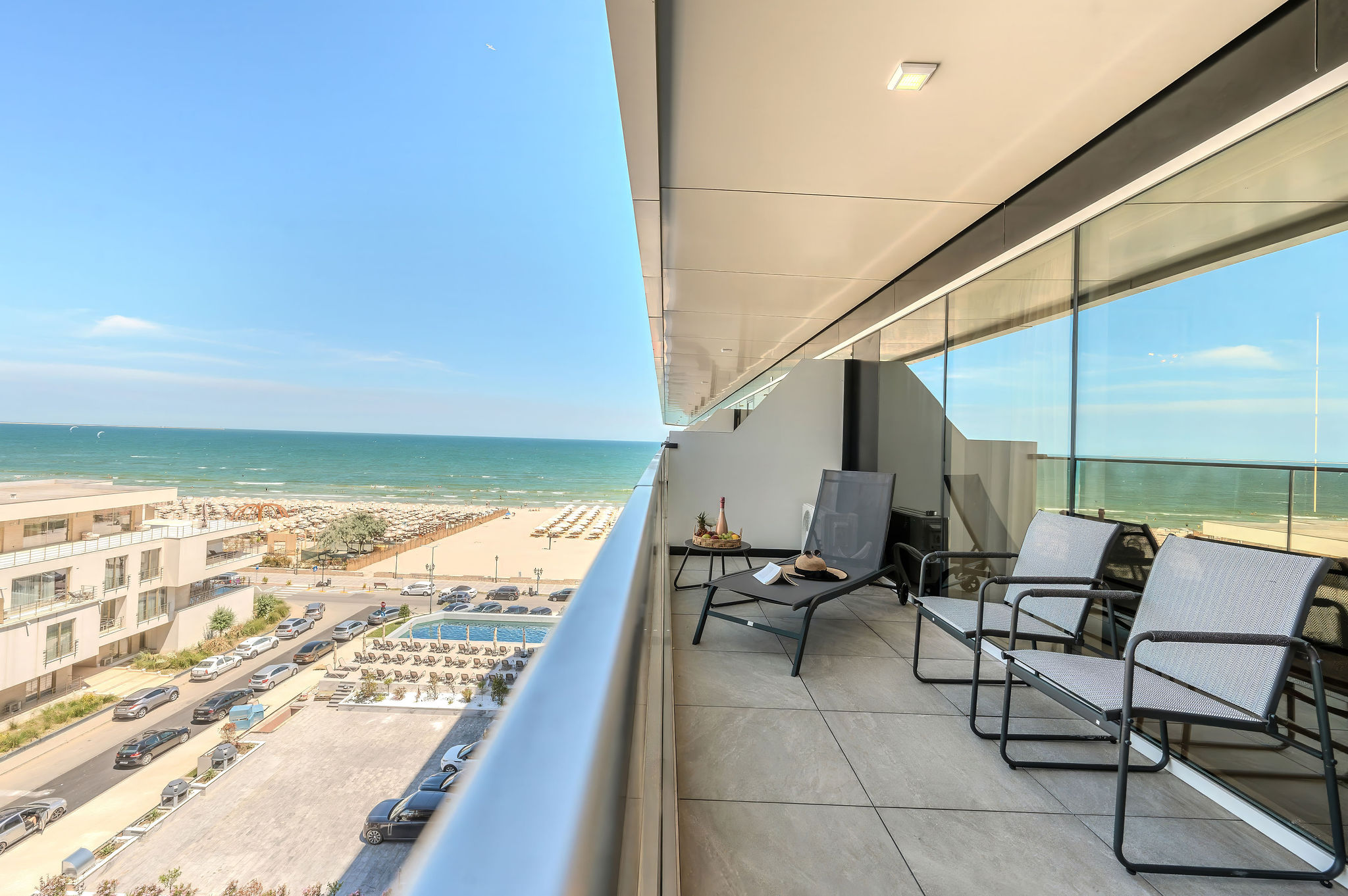 AC-628-Spectre V2 Collection (60 SQM Studio Sea View) — Στούντιο — κατάλυμα διακοπών με θέα στη θάλασσα στο Aqua Cullinan Resort & SPA, Mamaia Nord, Κωνστάντζα, Ρουμανία — κύρια φωτογραφία του καταλύματος | Aqua Vista Rentals