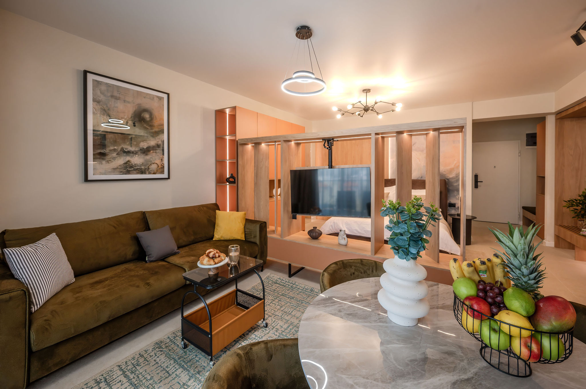 AC-608-Spectre V2 Collection (60 SQM Studio Sea View) — Στούντιο — κατάλυμα διακοπών με θέα στη θάλασσα στο Aqua Cullinan Resort & SPA, Mamaia Nord, Κωνστάντζα, Ρουμανία — φωτογραφία 2 του καταλύματος | Aqua Vista Rentals