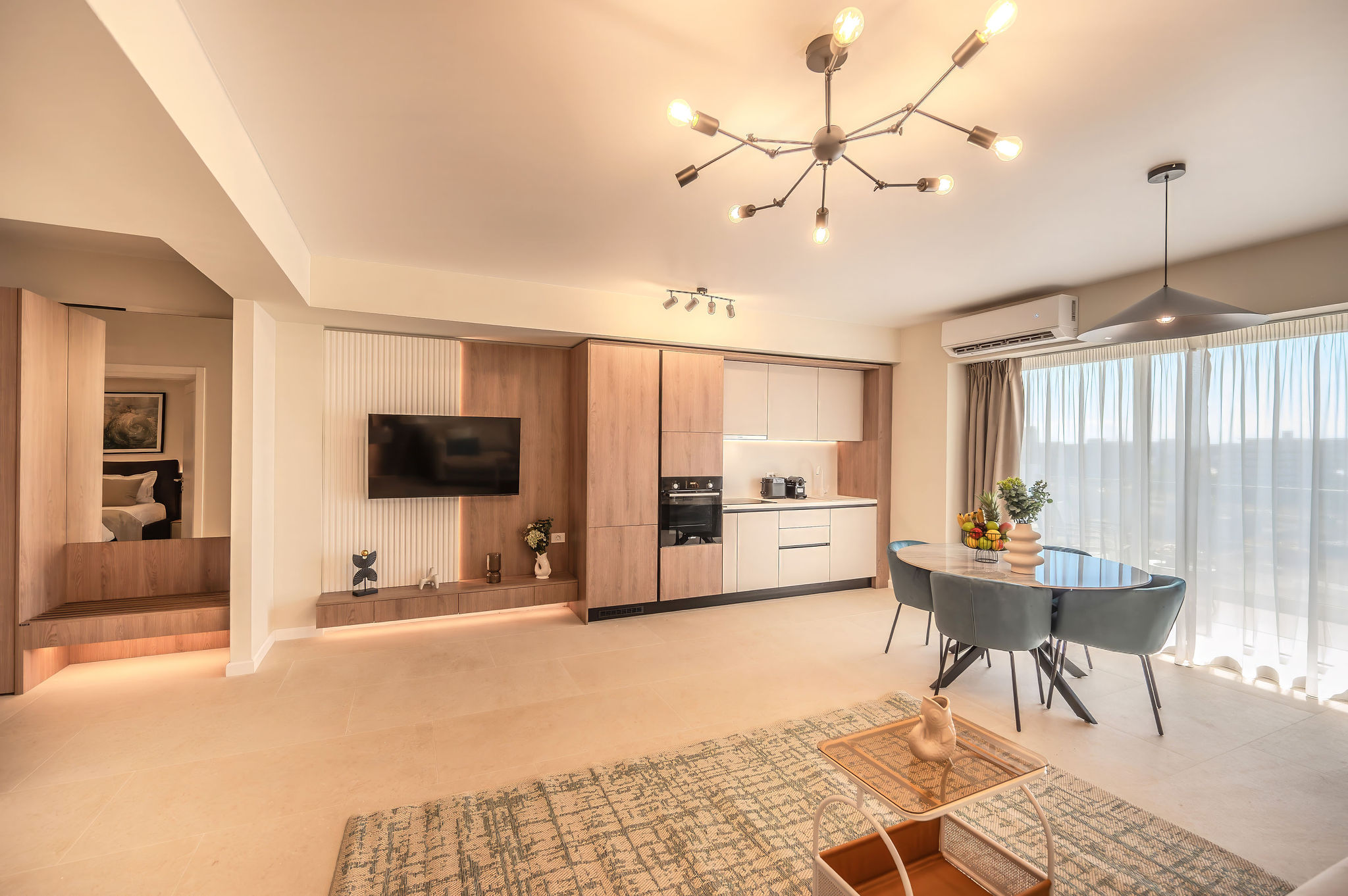 AC-603-Silver Shadow Collection (89 SQM 1BD City View) — Διαμέρισμα — κατάλυμα διακοπών με θέα στην πόλη στο Aqua Cullinan Resort & SPA, Mamaia Nord, Κωνστάντζα, Ρουμανία — φωτογραφία 3 του καταλύματος | Aqua Vista Rentals