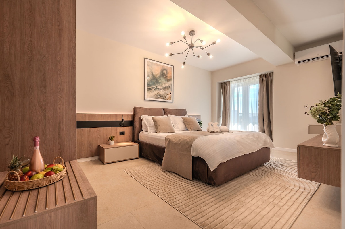 AC-635-Silver Spirit Collection (104 SQM 1BD+ City View) — Διαμέρισμα — κατάλυμα διακοπών με θέα στην πόλη στο Aqua Cullinan Resort & SPA, Mamaia Nord, Κωνστάντζα, Ρουμανία — φωτογραφία 6 του καταλύματος | Aqua Vista Rentals