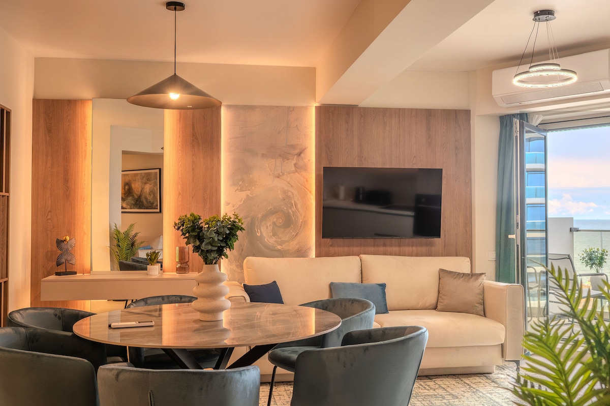 AC-609-Acove Collection (79 SQM. 2BD Studio Sea View) — Στούντιο — κατάλυμα διακοπών με θέα στη θάλασσα στο Aqua Cullinan Resort & SPA, Mamaia Nord, Κωνστάντζα, Ρουμανία — κύρια φωτογραφία του καταλύματος | Aqua Vista Rentals