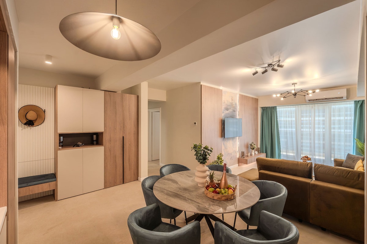 AC-820-Wraith Collection (102 SQM 2BD Family Sea View) — Διαμέρισμα — κατάλυμα διακοπών με θέα στη θάλασσα στο Aqua Cullinan Resort & SPA, Mamaia Nord, Κωνστάντζα, Ρουμανία — φωτογραφία 6 του καταλύματος | Aqua Vista Rentals