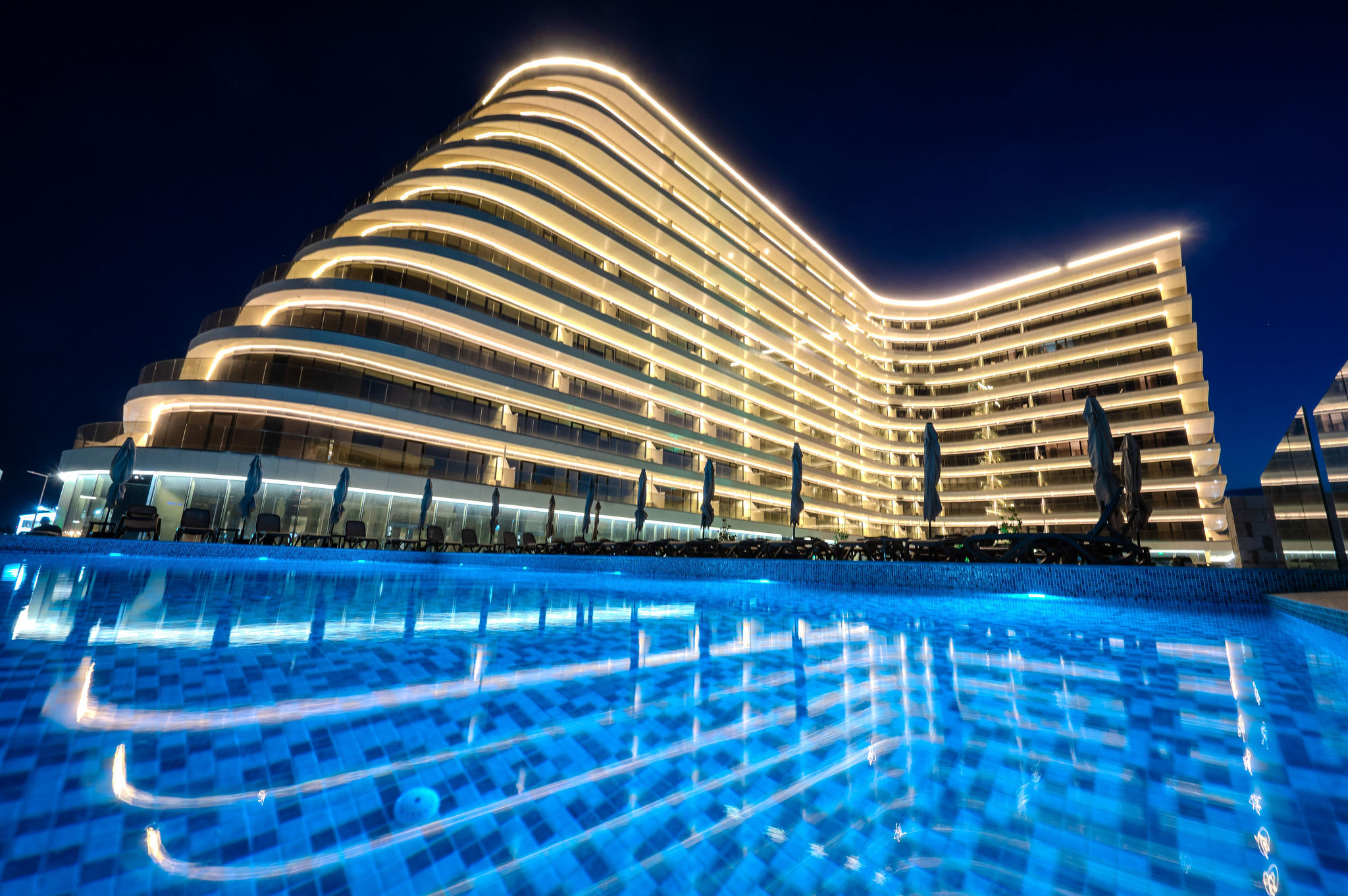 AC-817-Phantom Collection (144 SQM 2BD Panoramic Front Sea View) — Διαμέρισμα — κατάλυμα διακοπών με θέα στη θάλασσα στο Aqua Cullinan Resort & SPA, Mamaia Nord, Κωνστάντζα, Ρουμανία — φωτογραφία 5 του καταλύματος | Aqua Vista Rentals
