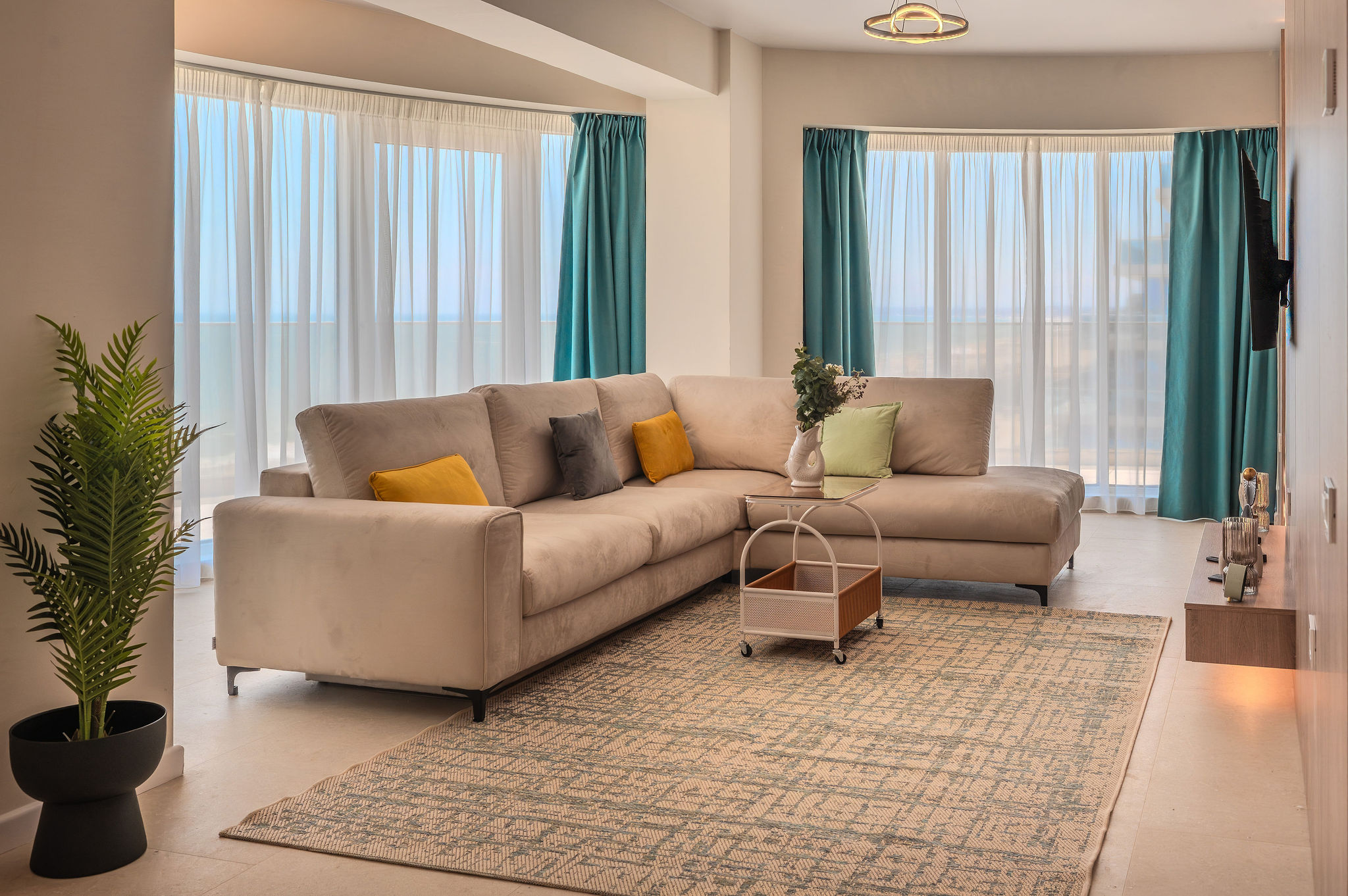 AC-817-Phantom Collection (144 SQM 2BD Panoramic Front Sea View) — Διαμέρισμα — κατάλυμα διακοπών με θέα στη θάλασσα στο Aqua Cullinan Resort & SPA, Mamaia Nord, Κωνστάντζα, Ρουμανία — φωτογραφία 8 του καταλύματος | Aqua Vista Rentals