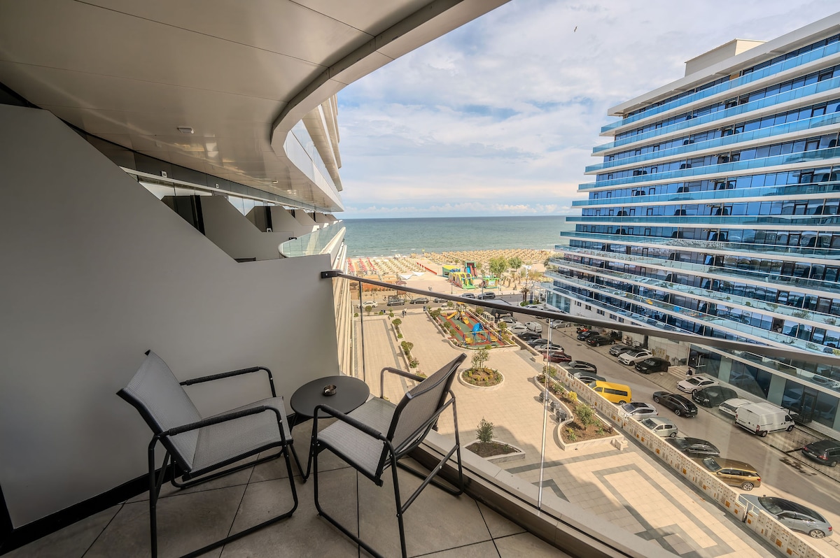 AC-824-Acove Collection (79 SQM. 2BD Studio Sea View) — Στούντιο — κατάλυμα διακοπών με θέα στη θάλασσα στο Aqua Cullinan Resort & SPA, Mamaia Nord, Κωνστάντζα, Ρουμανία — φωτογραφία 4 του καταλύματος | Aqua Vista Rentals