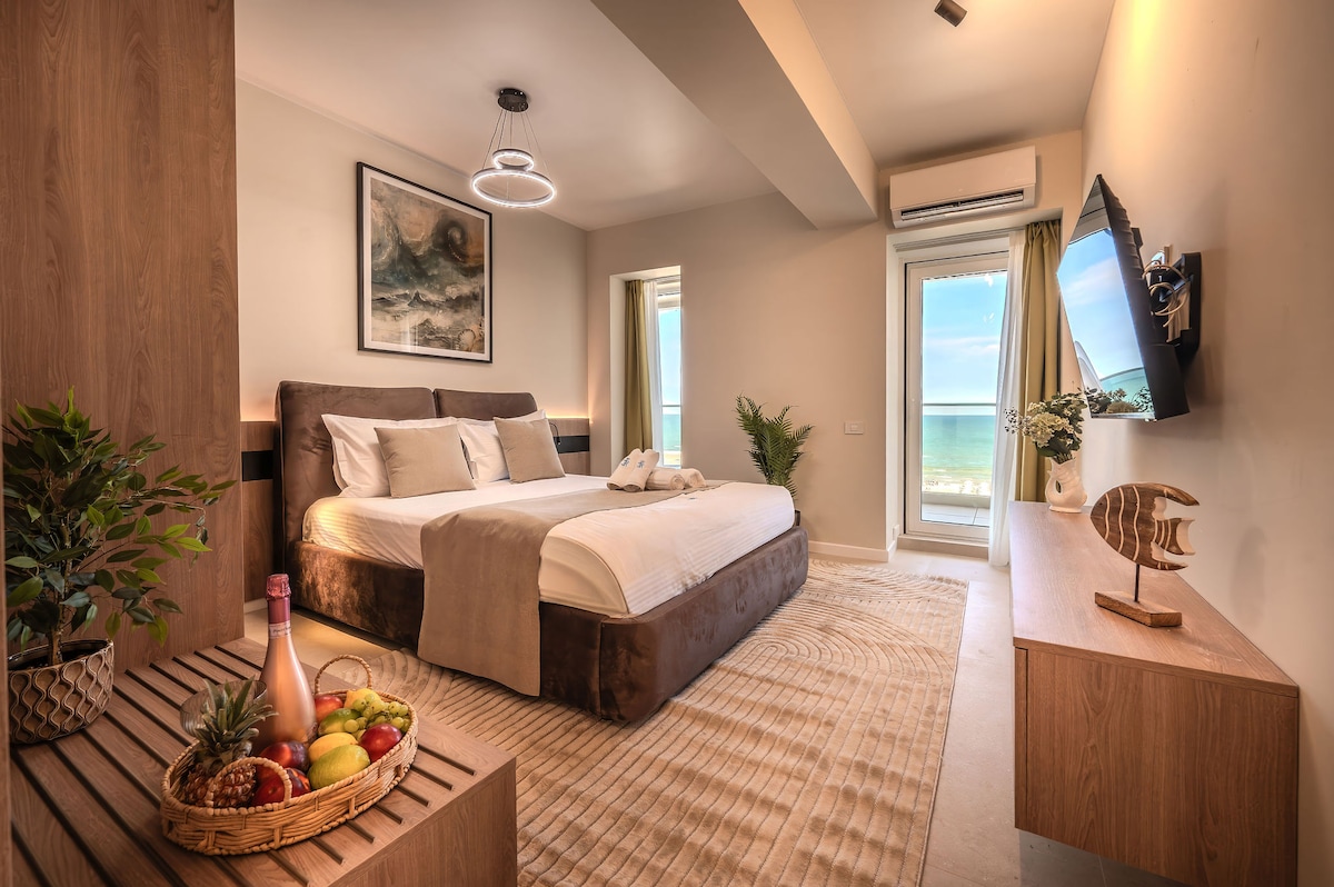 AC-406-Ghost Collection (145 SQM 2BD Sea View Premium) — Διαμέρισμα — κατάλυμα διακοπών με θέα στη θάλασσα στο Aqua Cullinan Resort & SPA, Mamaia Nord, Κωνστάντζα, Ρουμανία — φωτογραφία 3 του καταλύματος | Aqua Vista Rentals