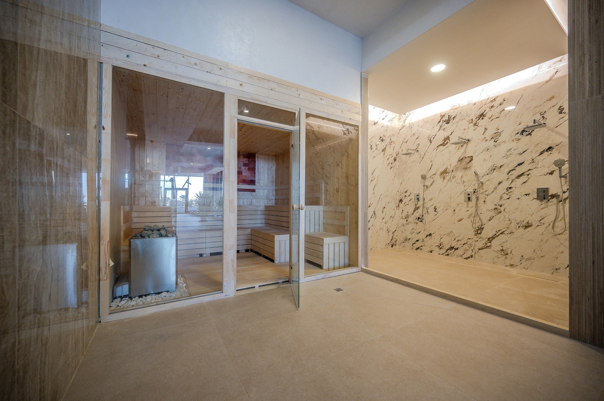 AC-406-Ghost Collection (145 SQM 2BD Sea View Premium) — Διαμέρισμα — κατάλυμα διακοπών με θέα στη θάλασσα στο Aqua Cullinan Resort & SPA, Mamaia Nord, Κωνστάντζα, Ρουμανία — φωτογραφία 8 του καταλύματος | Aqua Vista Rentals