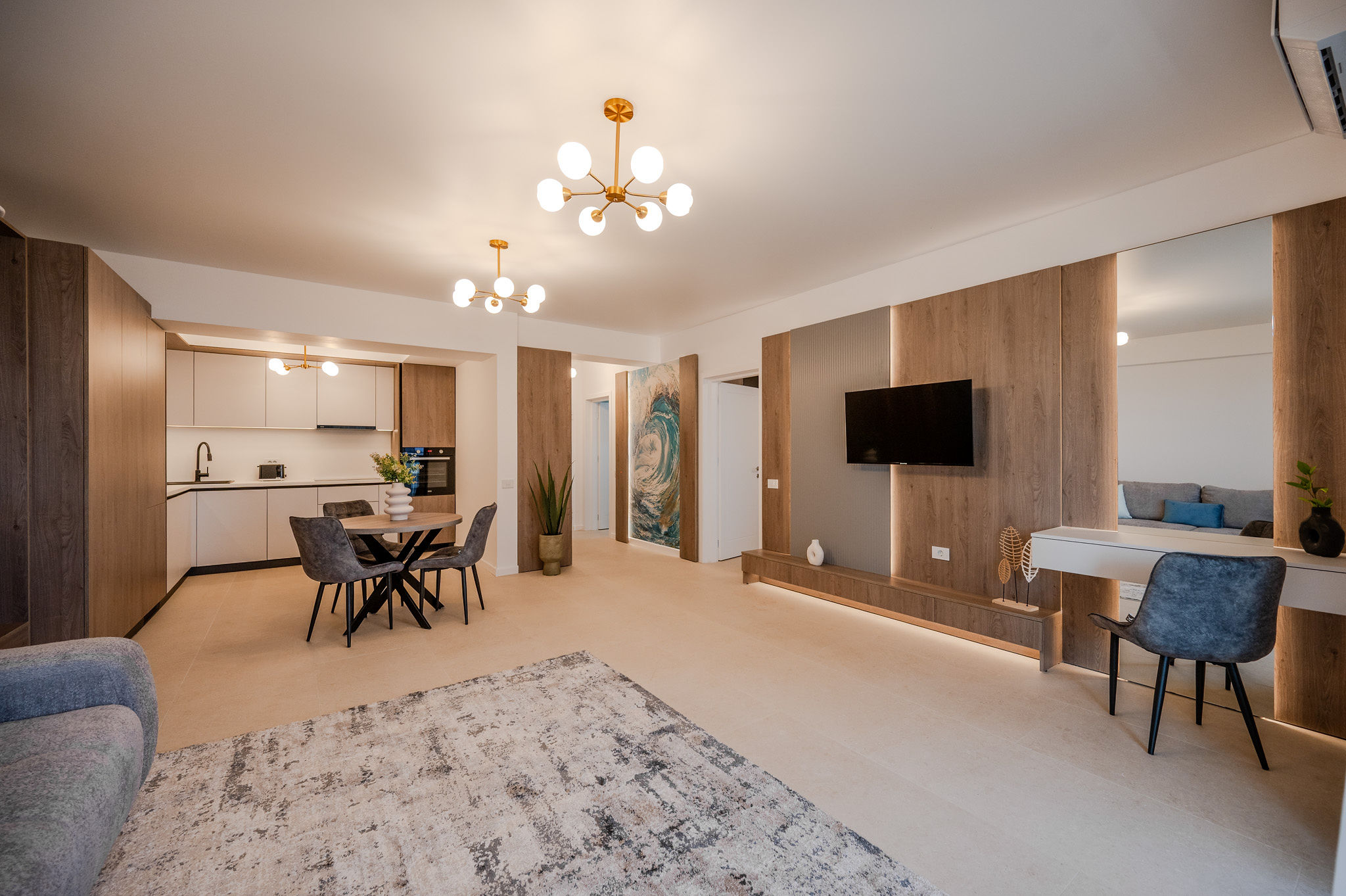 AC-420-DropTail Collection (93 SQM 1BD Front Sea View) — Διαμέρισμα — κατάλυμα διακοπών με θέα στη θάλασσα στο Aqua Cullinan Resort & SPA, Mamaia Nord, Κωνστάντζα, Ρουμανία — φωτογραφία 2 του καταλύματος | Aqua Vista Rentals