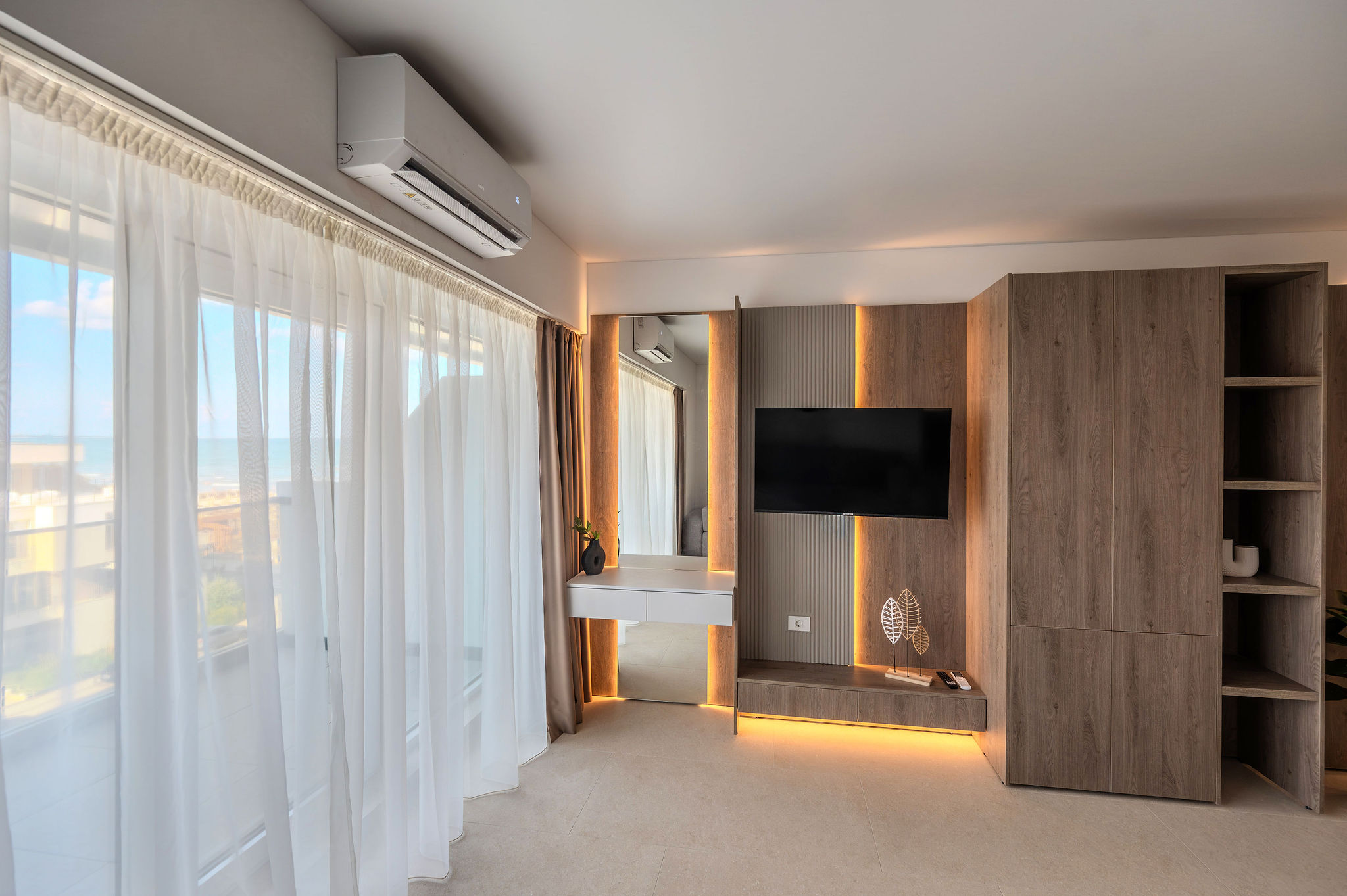 AC-414-Dawn Collection (90 SQM 1BD Front Sea View) — Διαμέρισμα — κατάλυμα διακοπών με θέα στη θάλασσα στο Aqua Cullinan Resort & SPA, Mamaia Nord, Κωνστάντζα, Ρουμανία — φωτογραφία 6 του καταλύματος | Aqua Vista Rentals
