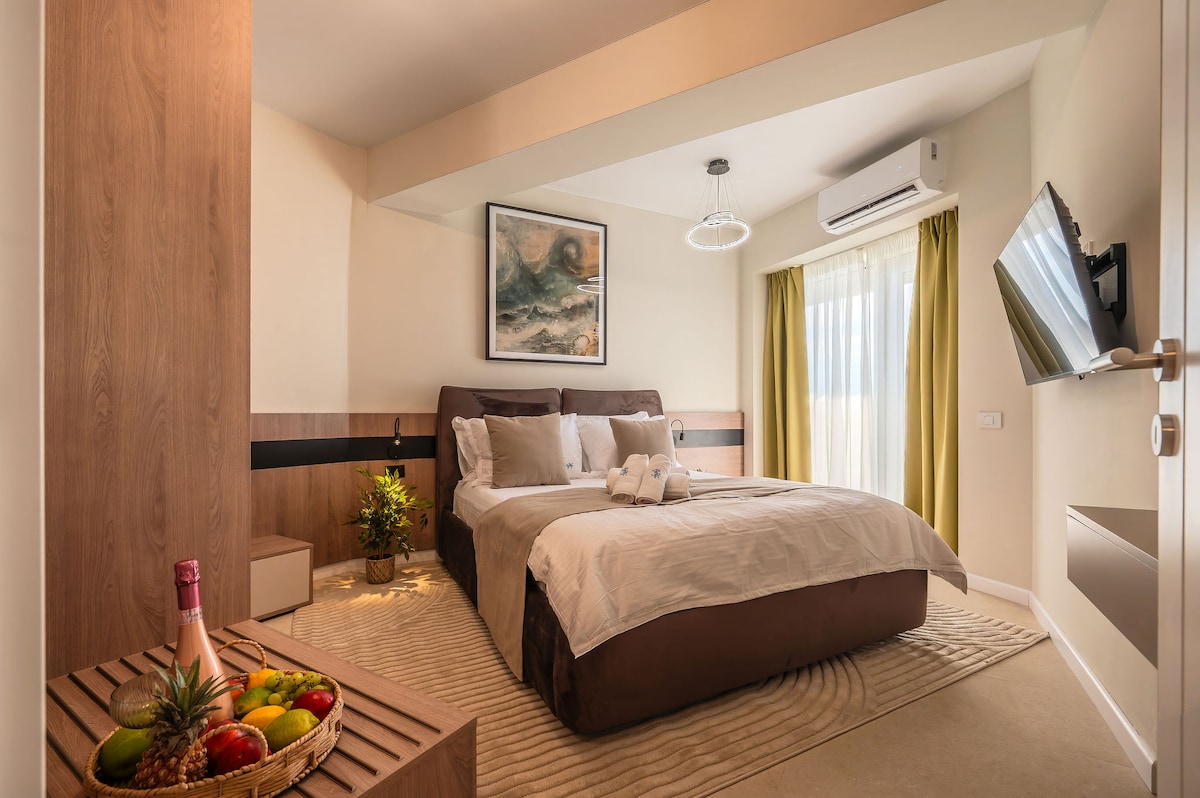 AC-805-Corniche Collection (151 SQM 2BD Corner View) — Διαμέρισμα — κατάλυμα διακοπών με θέα στην πόλη στο Aqua Cullinan Resort & SPA, Mamaia Nord, Κωνστάντζα, Ρουμανία — φωτογραφία 7 του καταλύματος | Aqua Vista Rentals