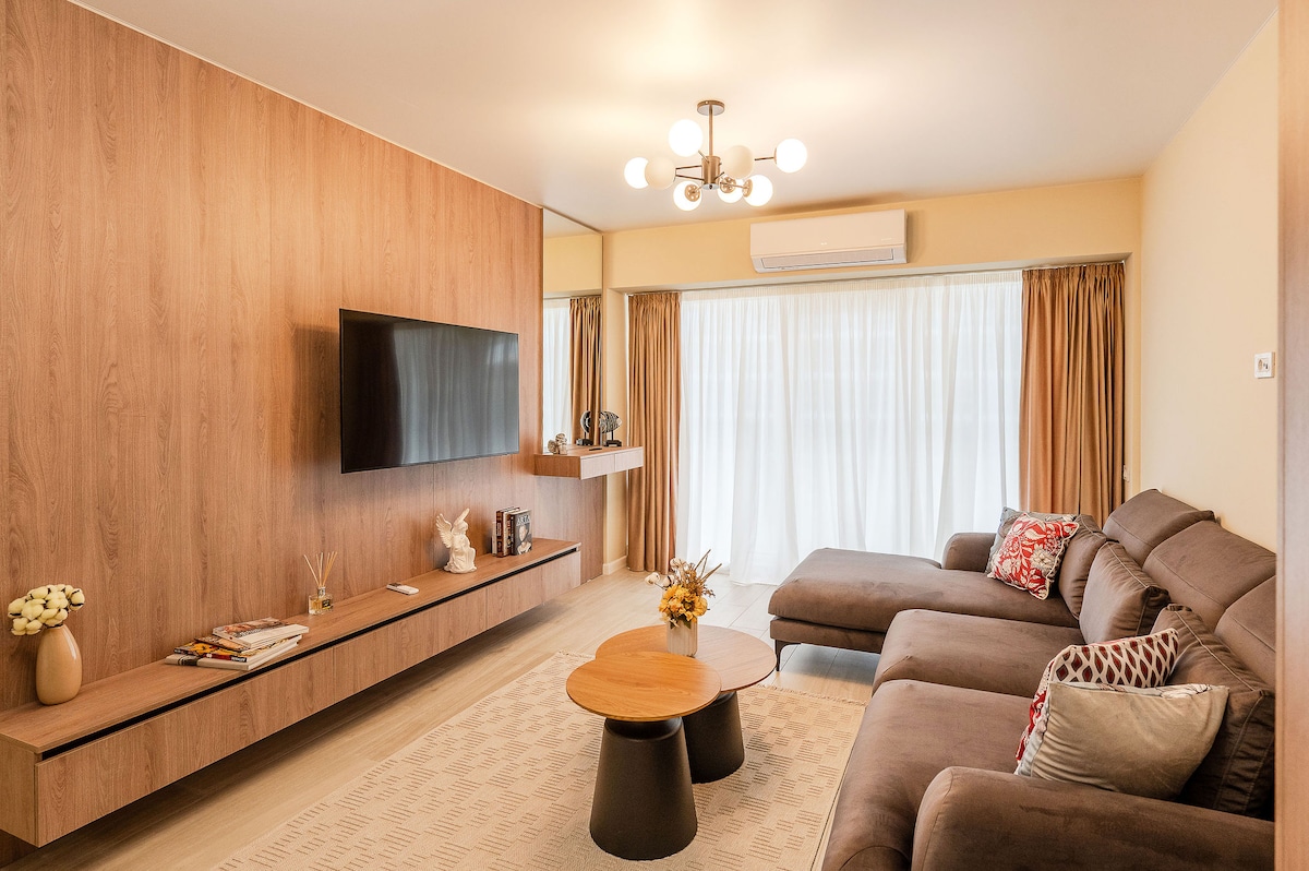 AC-322-Amphora (102 SQM 2BD Family Sea View) — Διαμέρισμα — κατάλυμα διακοπών με θέα στη θάλασσα στο Aqua Cullinan Resort & SPA, Mamaia Nord, Κωνστάντζα, Ρουμανία — φωτογραφία 2 του καταλύματος | Aqua Vista Rentals
