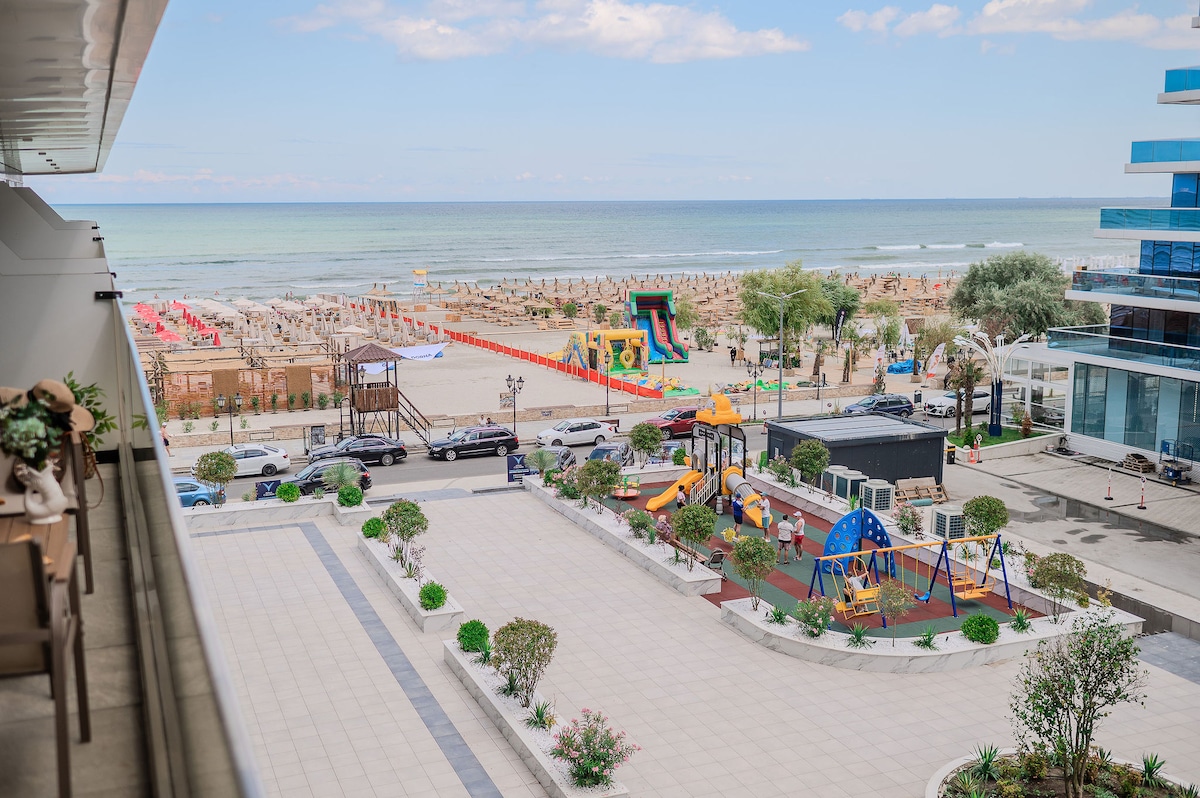AC-322-Amphora (102 SQM 2BD Family Sea View) — Διαμέρισμα — κατάλυμα διακοπών με θέα στη θάλασσα στο Aqua Cullinan Resort & SPA, Mamaia Nord, Κωνστάντζα, Ρουμανία — φωτογραφία 7 του καταλύματος | Aqua Vista Rentals