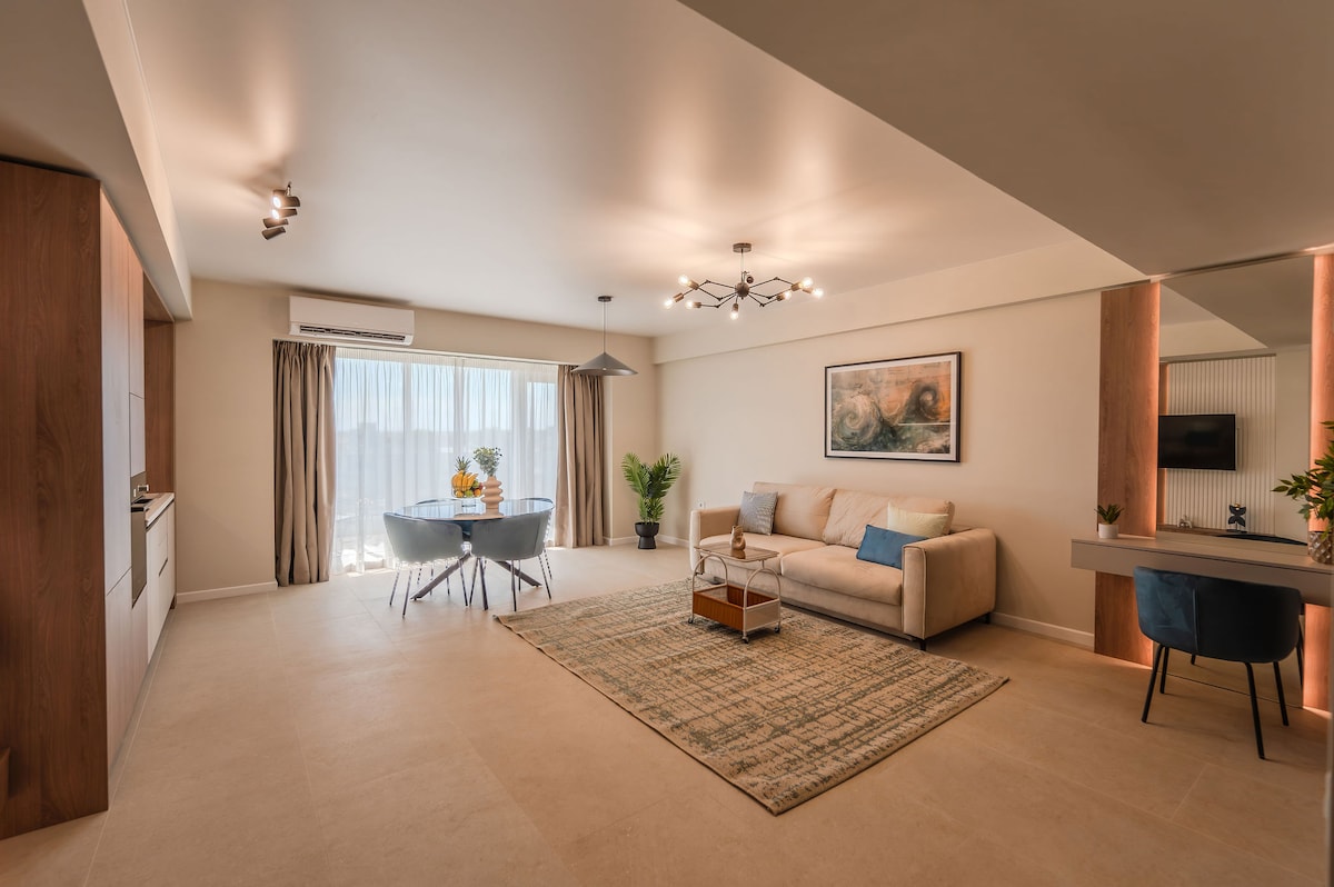 AC-830-Silver Shadow Collection (89 SQM 1BD City View) — Διαμέρισμα — κατάλυμα διακοπών με θέα στην πόλη στο Aqua Cullinan Resort & SPA, Mamaia Nord, Κωνστάντζα, Ρουμανία — φωτογραφία 3 του καταλύματος | Aqua Vista Rentals