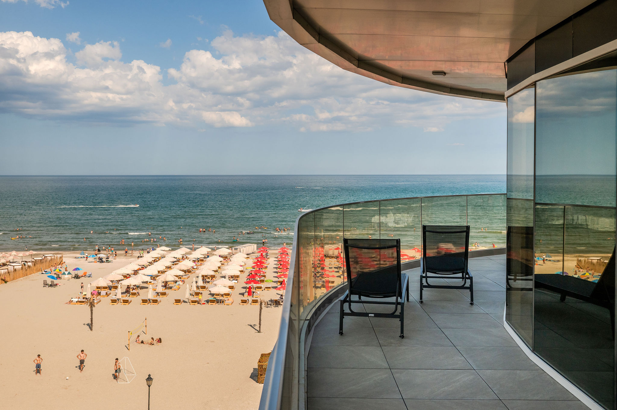 AC-419-Phantom Collection (144 SQM 2BD Panoramic Front Sea View) — Διαμέρισμα — κατάλυμα διακοπών με θέα στη θάλασσα στο Aqua Cullinan Resort & SPA, Mamaia Nord, Κωνστάντζα, Ρουμανία — κύρια φωτογραφία του καταλύματος | Aqua Vista Rentals