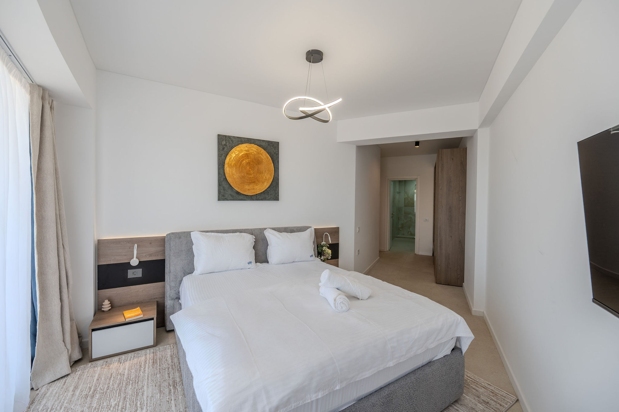 AC-405-Corniche Collection (151 SQM 2BD Corner View) — Διαμέρισμα — κατάλυμα διακοπών με θέα στην πόλη στο Aqua Cullinan Resort & SPA, Mamaia Nord, Κωνστάντζα, Ρουμανία — φωτογραφία 5 του καταλύματος | Aqua Vista Rentals