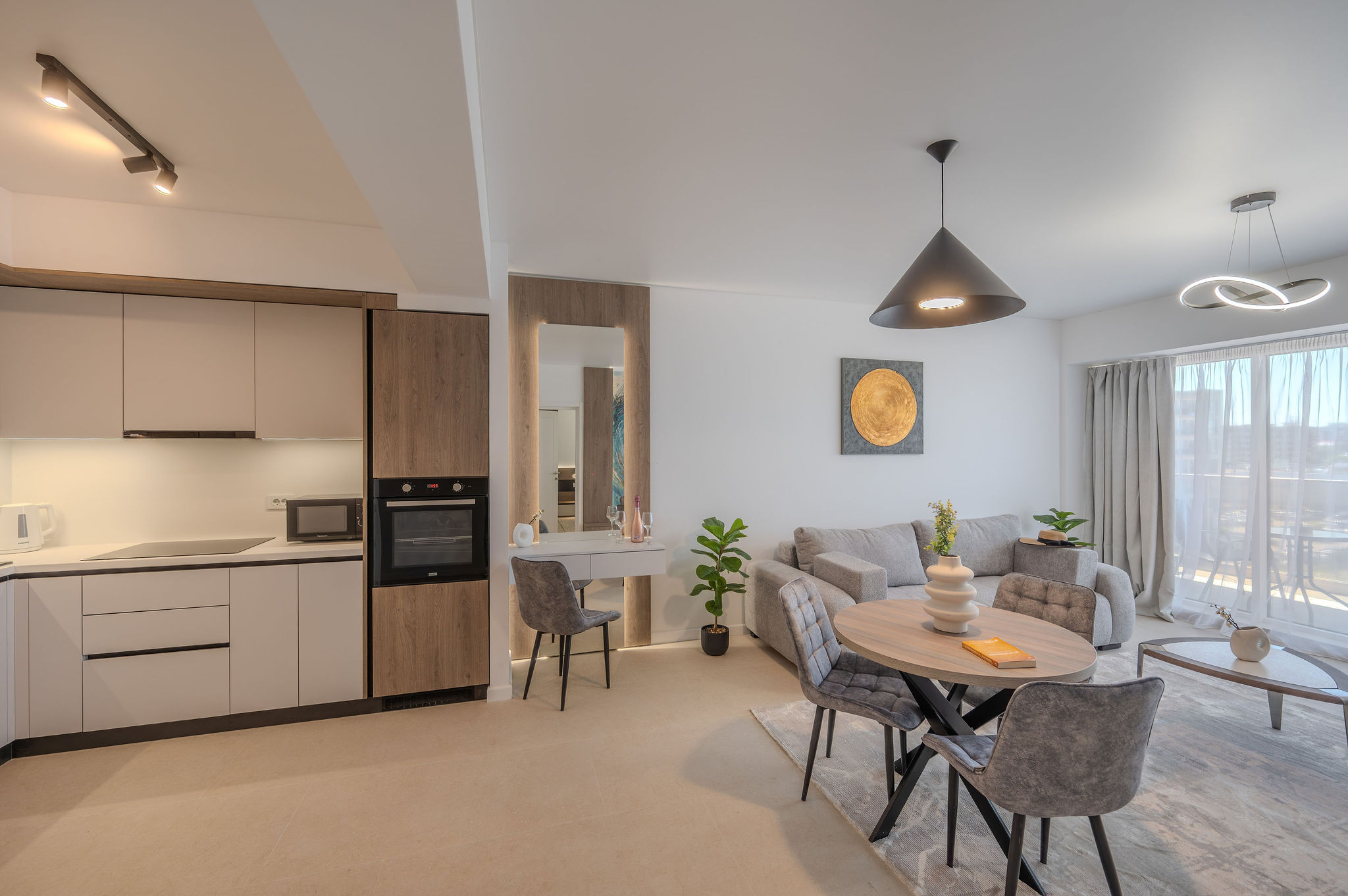 AC-401-Silver Spirit Collection (104 SQM 1BD+ City View) — Διαμέρισμα — κατάλυμα διακοπών με θέα στην πόλη στο Aqua Cullinan Resort & SPA, Mamaia Nord, Κωνστάντζα, Ρουμανία — φωτογραφία 3 του καταλύματος | Aqua Vista Rentals