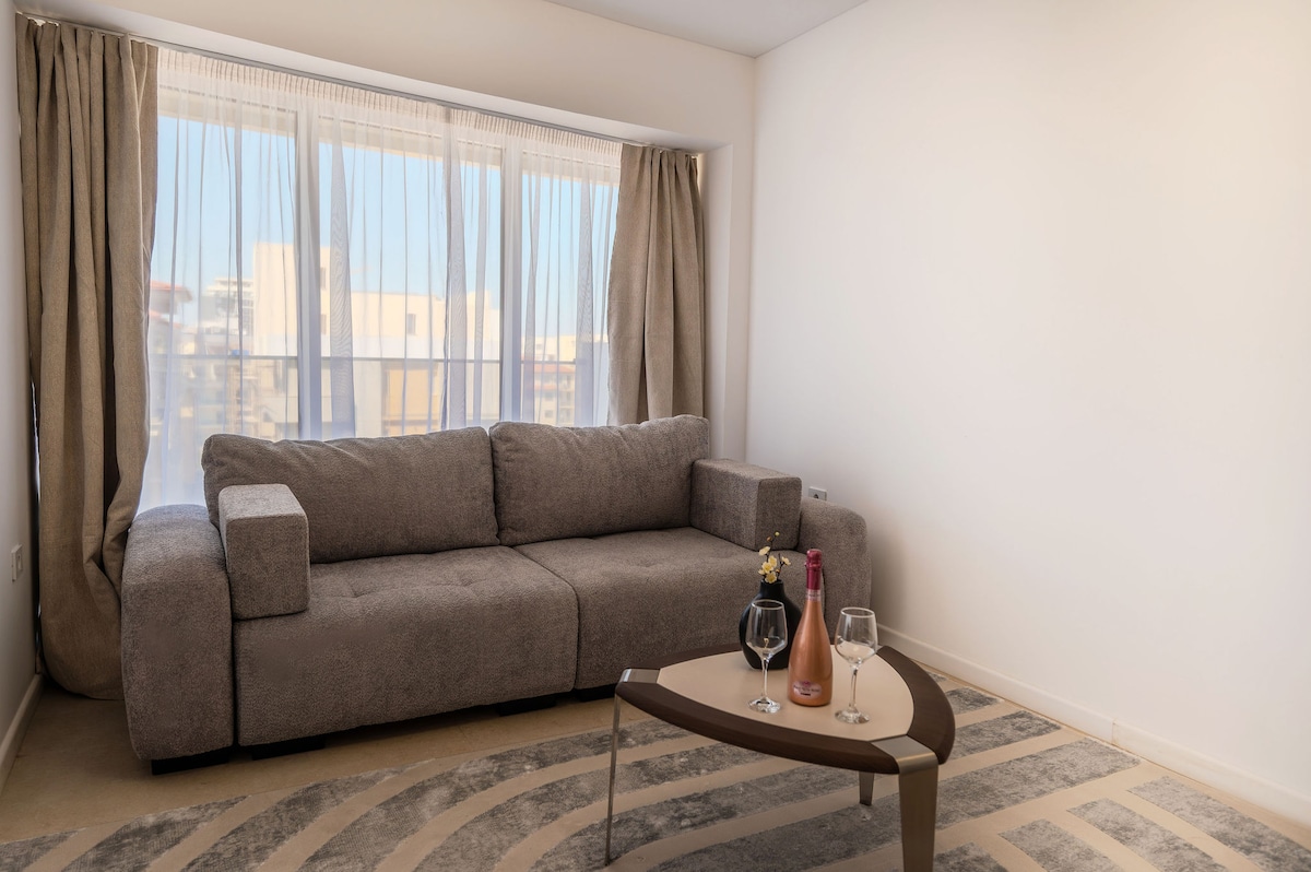 AC-431-Corniche Collection (151 SQM 2BD Corner View) — Apartament — închiriere de vacanță cu vedere la oraș în Aqua Cullinan Resort & SPA, Mamaia Nord, Constanța, România — fotografia 6 a proprietății | Aqua Vista Rentals