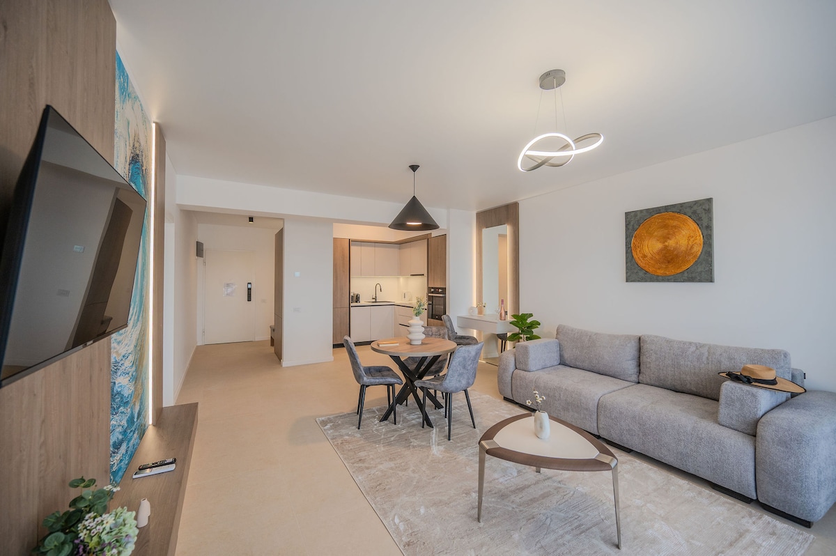 AC-435-Silver Spirit Collection (104 SQM 1BD+ City View) — Διαμέρισμα — κατάλυμα διακοπών με θέα στην πόλη στο Aqua Cullinan Resort & SPA, Mamaia Nord, Κωνστάντζα, Ρουμανία — φωτογραφία 8 του καταλύματος | Aqua Vista Rentals