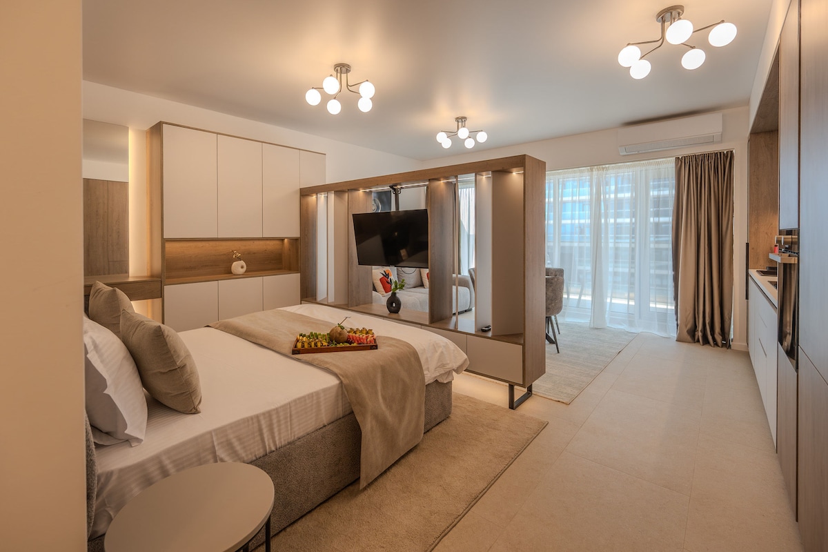 AC-225-Spectre Collection (60 SQM Studio Sea View) — Στούντιο — κατάλυμα διακοπών με θέα στη θάλασσα στο Aqua Cullinan Resort & SPA, Mamaia Nord, Κωνστάντζα, Ρουμανία — φωτογραφία 7 του καταλύματος | Aqua Vista Rentals