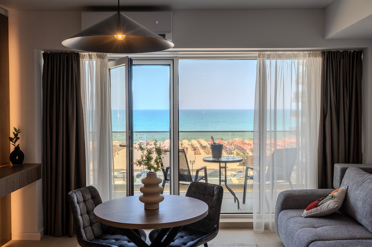 Ghost Collection (145 SQM 2BD Sea View Premium) — Διαμέρισμα — κατάλυμα διακοπών με θέα στη θάλασσα στο Aqua Cullinan Resort & SPA, Mamaia Nord, Κωνστάντζα, Ρουμανία — κύρια φωτογραφία του καταλύματος | Aqua Vista Rentals