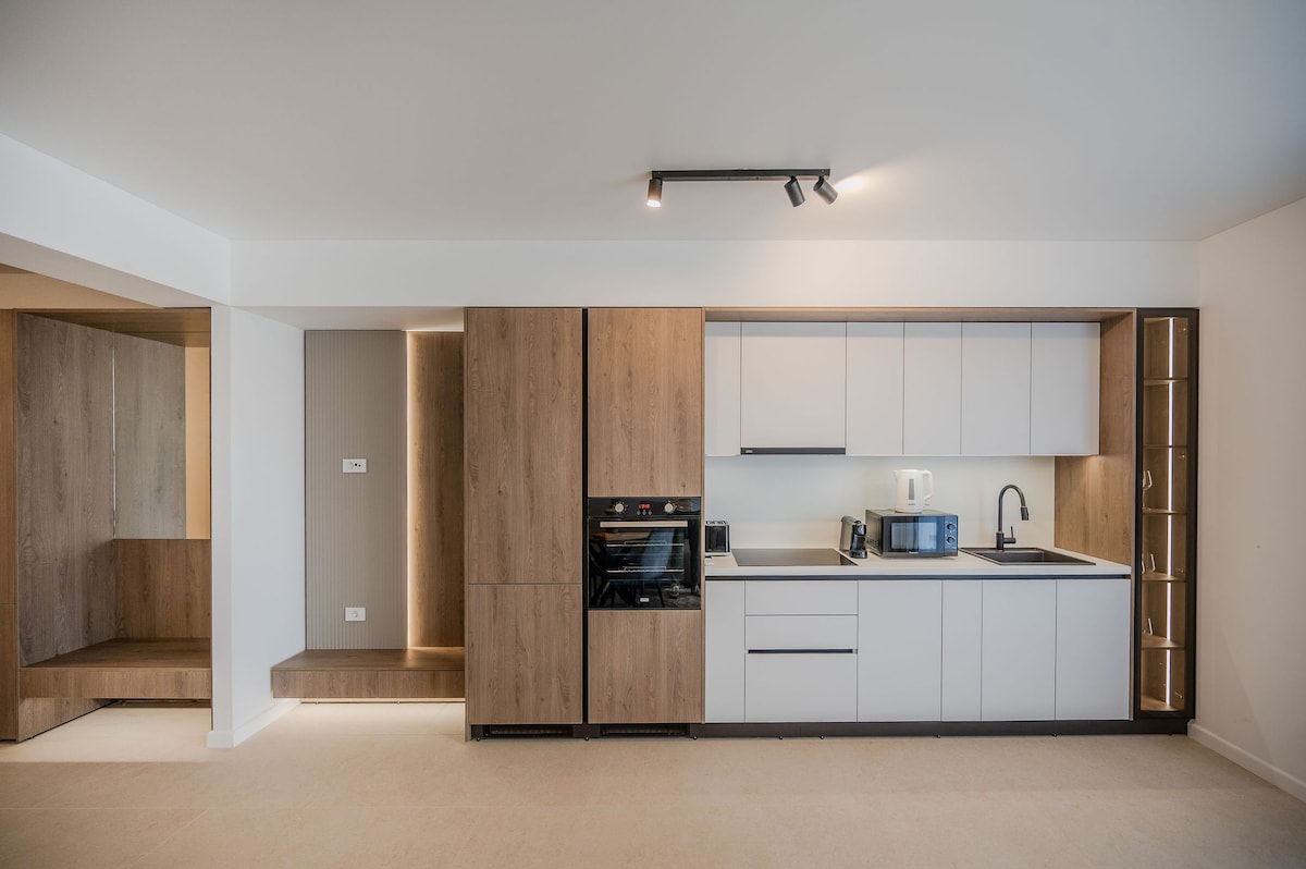 AC-233-Silver Shadow Collection (89 SQM 1BD City View) — Διαμέρισμα — κατάλυμα διακοπών με θέα στην πόλη στο Aqua Cullinan Resort & SPA, Mamaia Nord, Κωνστάντζα, Ρουμανία — φωτογραφία 7 του καταλύματος | Aqua Vista Rentals