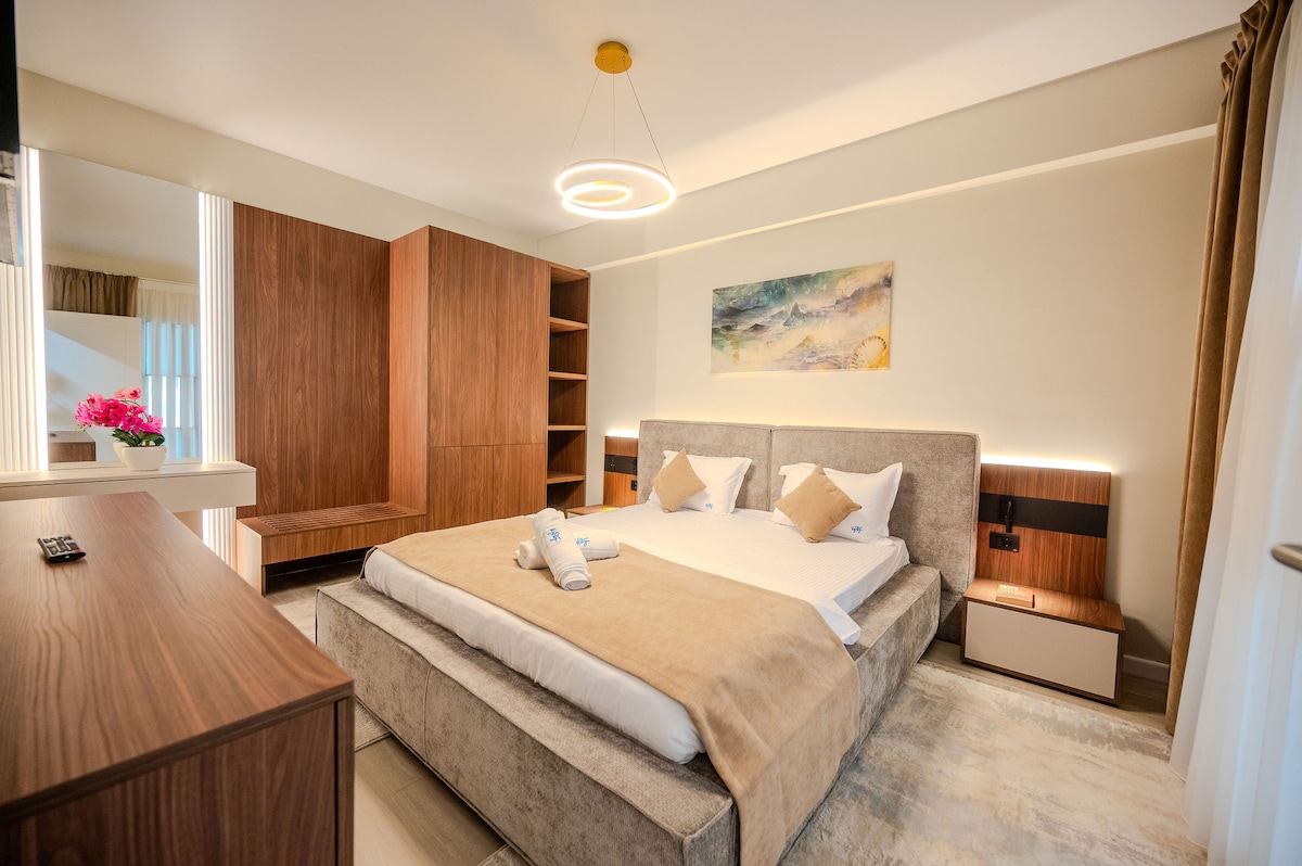 AC-134-Silver Shadow Collection (89 SQM 1BD City View) — Διαμέρισμα — κατάλυμα διακοπών με θέα στην πόλη στο Aqua Cullinan Resort & SPA, Mamaia Nord, Κωνστάντζα, Ρουμανία — φωτογραφία 5 του καταλύματος | Aqua Vista Rentals