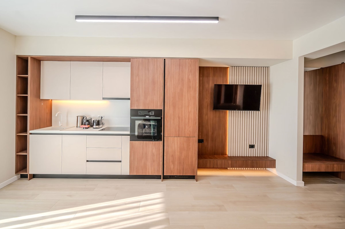 AC-134-Silver Shadow Collection (89 SQM 1BD City View) — Διαμέρισμα — κατάλυμα διακοπών με θέα στην πόλη στο Aqua Cullinan Resort & SPA, Mamaia Nord, Κωνστάντζα, Ρουμανία — φωτογραφία 7 του καταλύματος | Aqua Vista Rentals