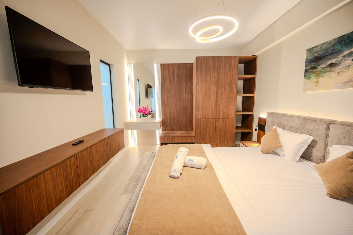 AC-134-Silver Shadow Collection (89 SQM 1BD City View) — Διαμέρισμα — κατάλυμα διακοπών με θέα στην πόλη στο Aqua Cullinan Resort & SPA, Mamaia Nord, Κωνστάντζα, Ρουμανία — φωτογραφία 8 του καταλύματος | Aqua Vista Rentals
