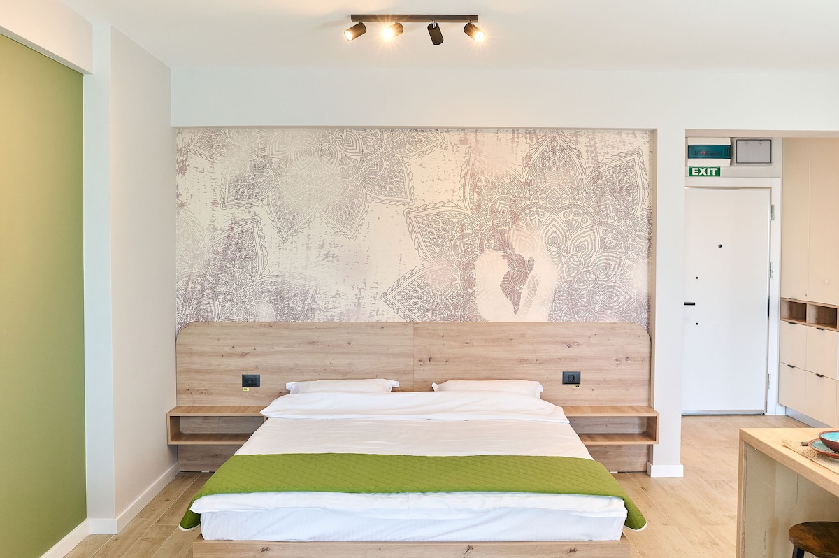 Studio Cornelia Spa&Pool in Infinity Beach Resort — Στούντιο — κατάλυμα διακοπών στο Infinity Resort & SPA, Mamaia Nord, Κωνστάντζα, Ρουμανία — φωτογραφία 6 του καταλύματος | Aqua Vista Rentals