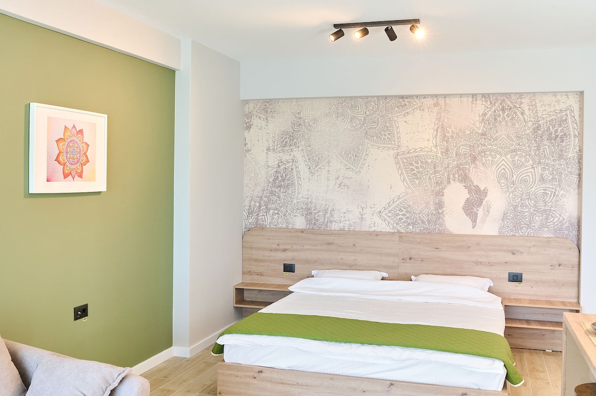 Studio Cornelia Spa&Pool in Infinity Beach Resort — Στούντιο — κατάλυμα διακοπών στο Infinity Resort & SPA, Mamaia Nord, Κωνστάντζα, Ρουμανία — φωτογραφία 7 του καταλύματος | Aqua Vista Rentals