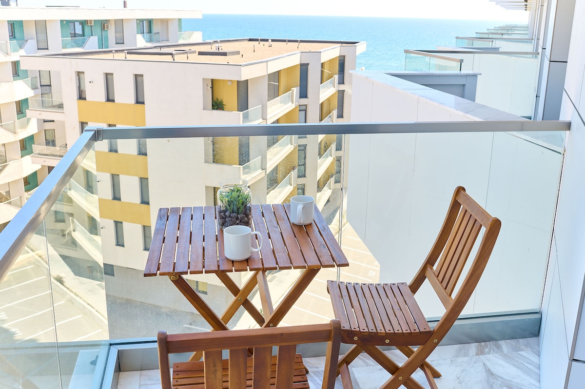 MDApartment in Infinity Beach Resort- Parking — Διαμέρισμα — κατάλυμα διακοπών στο Infinity Resort & SPA, Mamaia Nord, Κωνστάντζα, Ρουμανία — φωτογραφία 3 του καταλύματος | Aqua Vista Rentals