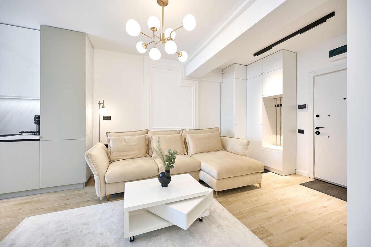 Infinity Everglow Apartment Spa&Pool Beach Resort-parking — Διαμέρισμα — κατάλυμα διακοπών με θέα στην πόλη στο Infinity Resort & SPA, Mamaia Nord, Κωνστάντζα, Ρουμανία — φωτογραφία 3 του καταλύματος | Aqua Vista Rentals