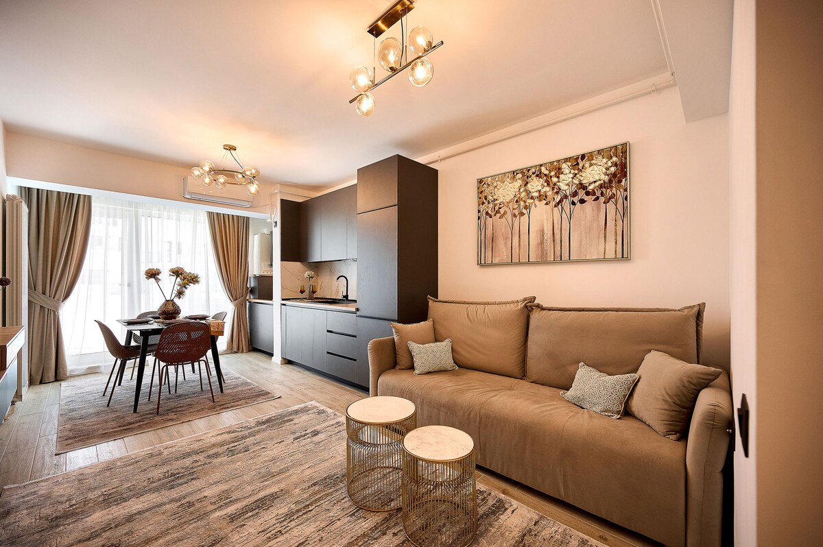 Sea la Vie Apt 240 in Infinity Beach Resort - parking — Διαμέρισμα — κατάλυμα διακοπών στο Infinity Resort & SPA, Mamaia Nord, Κωνστάντζα, Ρουμανία — φωτογραφία 3 του καταλύματος | Aqua Vista Rentals