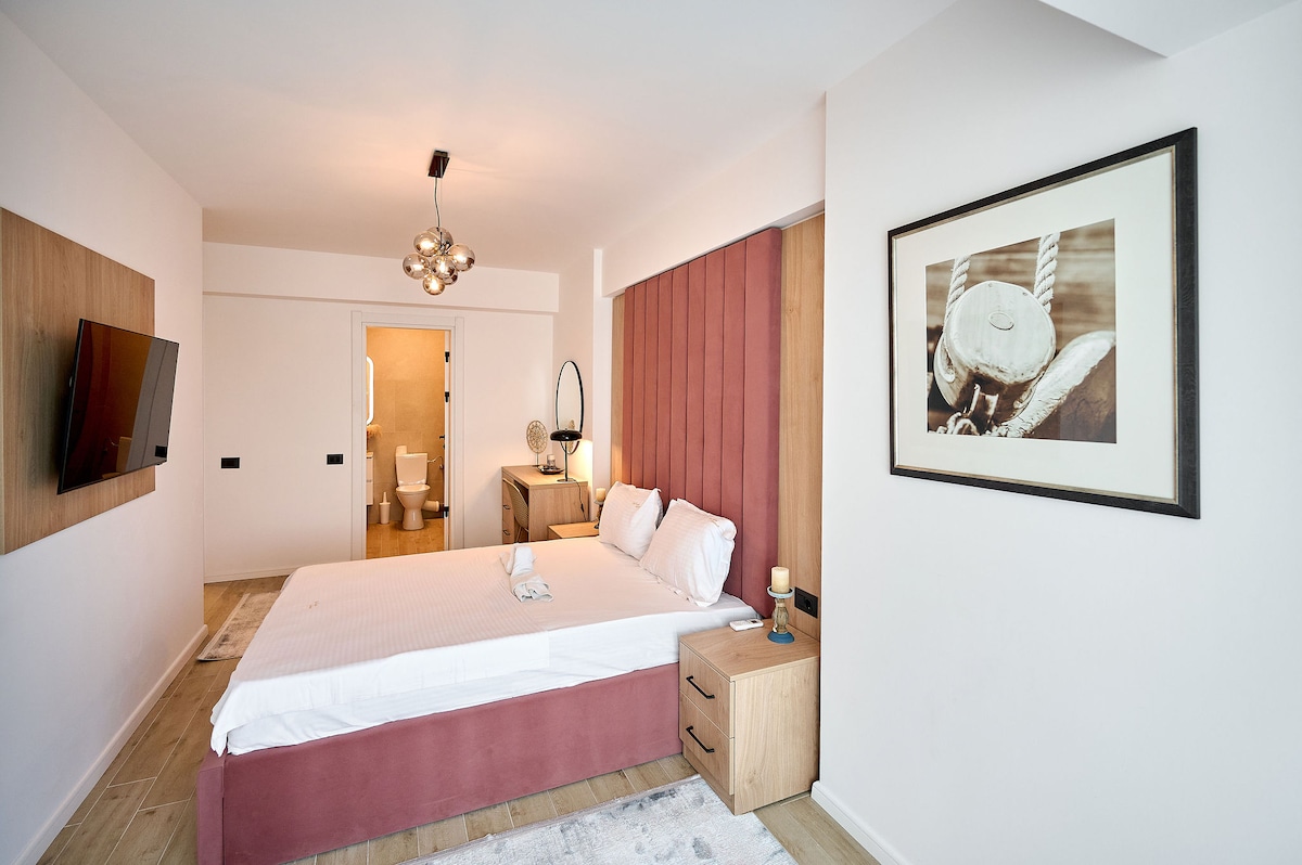 Sea la Vie Apt 240 in Infinity Beach Resort - parking — Διαμέρισμα — κατάλυμα διακοπών στο Infinity Resort & SPA, Mamaia Nord, Κωνστάντζα, Ρουμανία — φωτογραφία 6 του καταλύματος | Aqua Vista Rentals