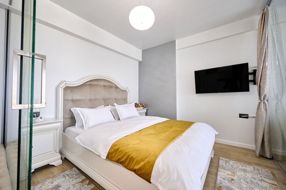 Magic Studio in Infinity Beach Resort Pool & Parking — Στούντιο — κατάλυμα διακοπών στο Infinity Resort & SPA, Mamaia Nord, Κωνστάντζα, Ρουμανία — φωτογραφία 4 του καταλύματος | Aqua Vista Rentals