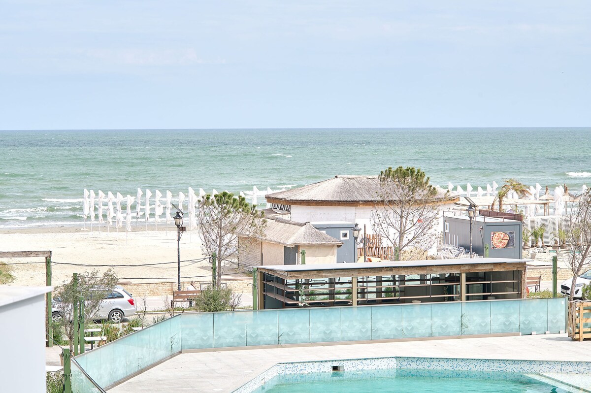 The Point Studio in Infinity Spa&Pools Resort - parking — Στούντιο — κατάλυμα διακοπών στο Infinity Resort & SPA, Mamaia Nord, Κωνστάντζα, Ρουμανία — φωτογραφία 8 του καταλύματος | Aqua Vista Rentals