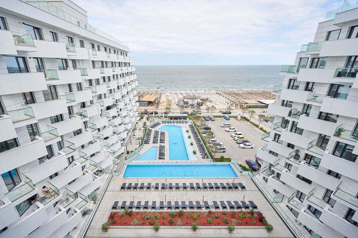 Cloud 9 Studio in Infinity Beach Resort — Στούντιο — κατάλυμα διακοπών στο Infinity Resort & SPA, Mamaia Nord, Κωνστάντζα, Ρουμανία — φωτογραφία 2 του καταλύματος | Aqua Vista Rentals