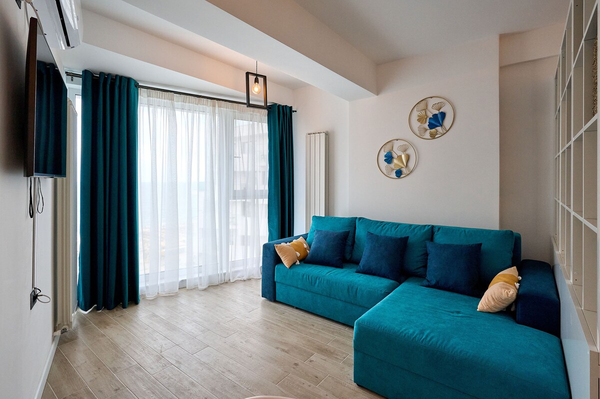 Cloud 9 Studio in Infinity Beach Resort — Στούντιο — κατάλυμα διακοπών στο Infinity Resort & SPA, Mamaia Nord, Κωνστάντζα, Ρουμανία — φωτογραφία 3 του καταλύματος | Aqua Vista Rentals