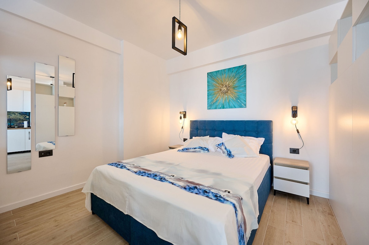 Cloud 9 Studio in Infinity Beach Resort — Στούντιο — κατάλυμα διακοπών στο Infinity Resort & SPA, Mamaia Nord, Κωνστάντζα, Ρουμανία — φωτογραφία 4 του καταλύματος | Aqua Vista Rentals