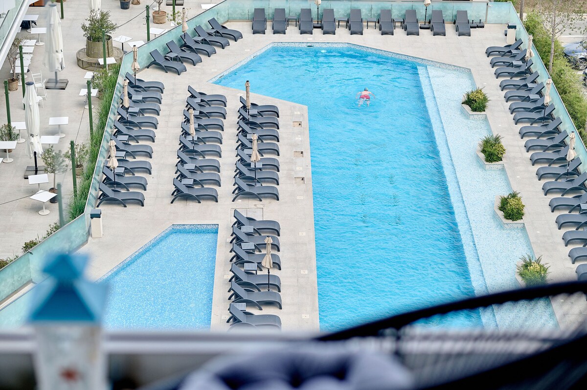 Cloud 9 Studio in Infinity Beach Resort — Στούντιο — κατάλυμα διακοπών στο Infinity Resort & SPA, Mamaia Nord, Κωνστάντζα, Ρουμανία — φωτογραφία 5 του καταλύματος | Aqua Vista Rentals