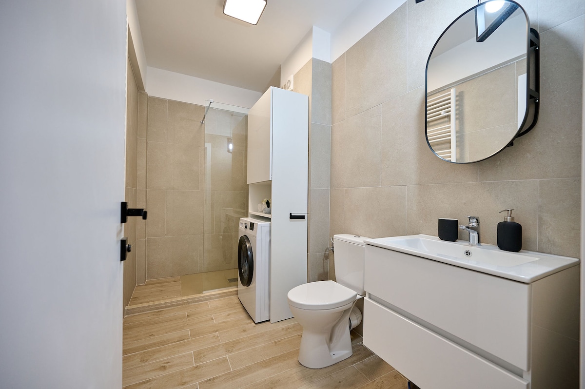 Cloud 9 Studio in Infinity Beach Resort — Στούντιο — κατάλυμα διακοπών στο Infinity Resort & SPA, Mamaia Nord, Κωνστάντζα, Ρουμανία — φωτογραφία 8 του καταλύματος | Aqua Vista Rentals
