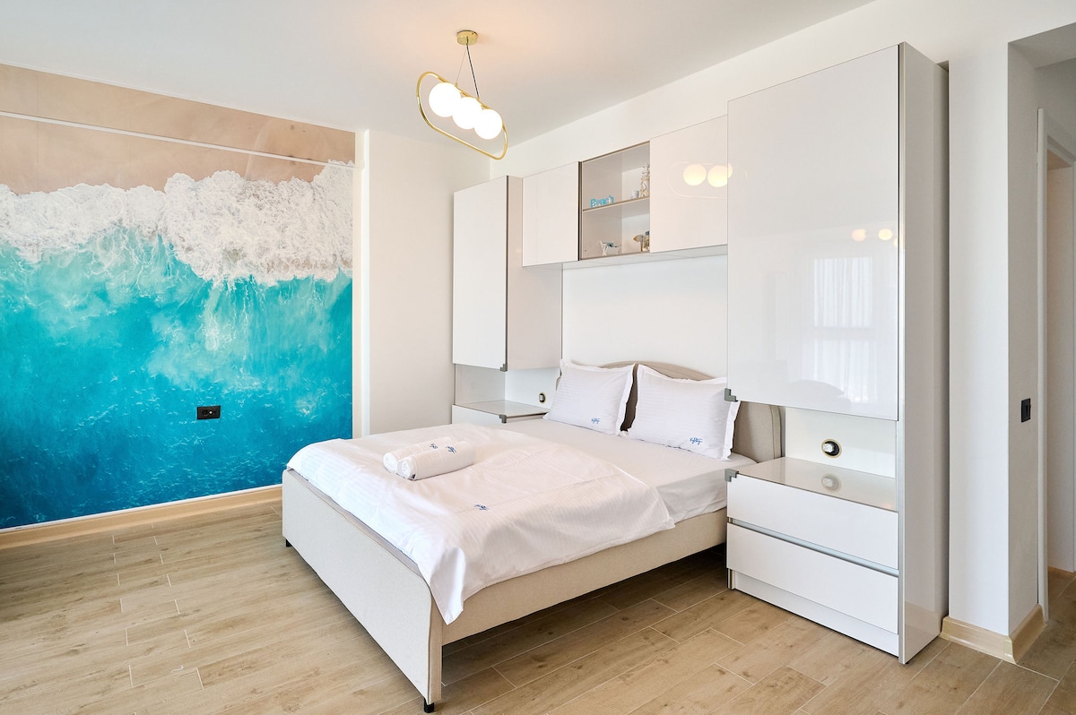 Sea-esta Studio in Infinity Beach Resort — Studio — închiriere de vacanță cu vedere la mare în Infinity Resort & SPA, Mamaia Nord, Constanța, România — fotografia 6 a proprietății | Aqua Vista Rentals
