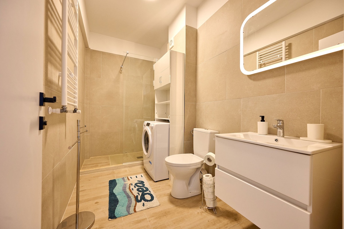 Sea-esta Studio in Infinity Beach Resort — Studio — închiriere de vacanță cu vedere la mare în Infinity Resort & SPA, Mamaia Nord, Constanța, România — fotografia 7 a proprietății | Aqua Vista Rentals