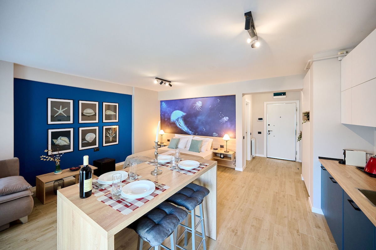 Studio M47 Infinity beach resort — Studio — închiriere de vacanță cu vedere la mare în Infinity Resort & SPA, Mamaia Nord, Constanța, România — fotografia 8 a proprietății | Aqua Vista Rentals